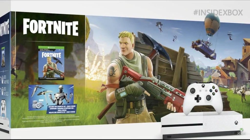 new xbox one s exclusive fortnite skin bundle confirmed - fortnite skin xbox controller