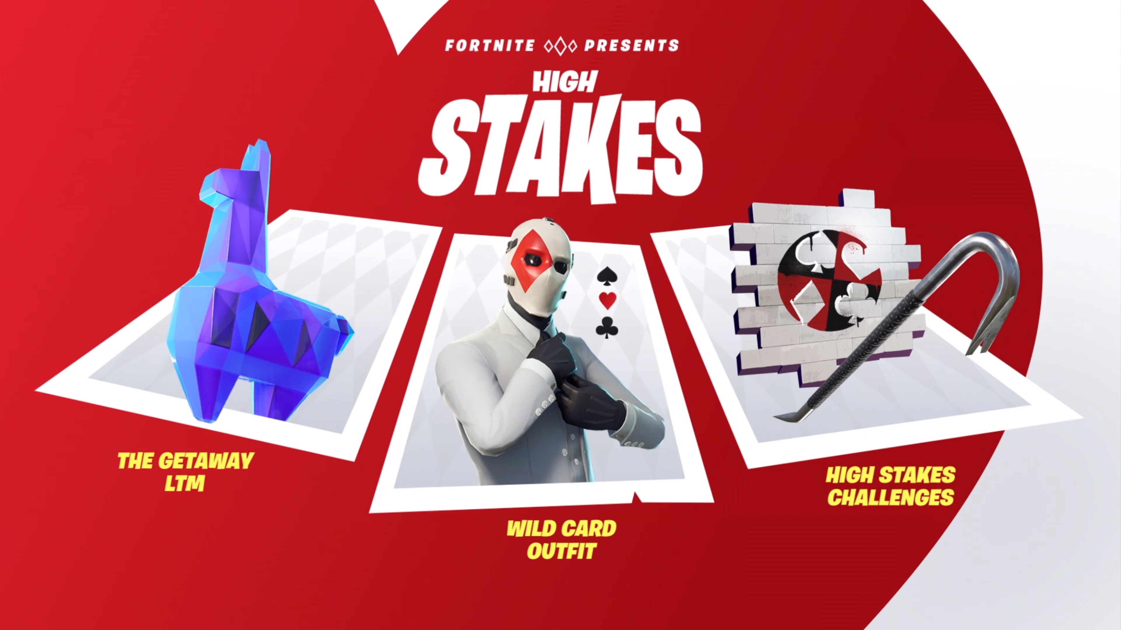 High Stakes event crowbar pickaxe fortnite