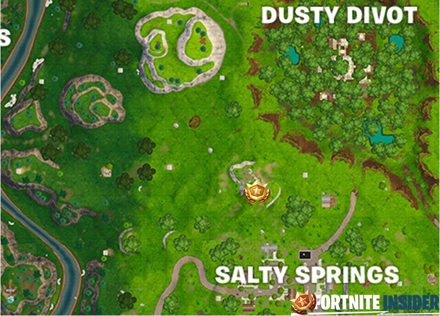 fortnite follow the treasure map found in shifty shafts