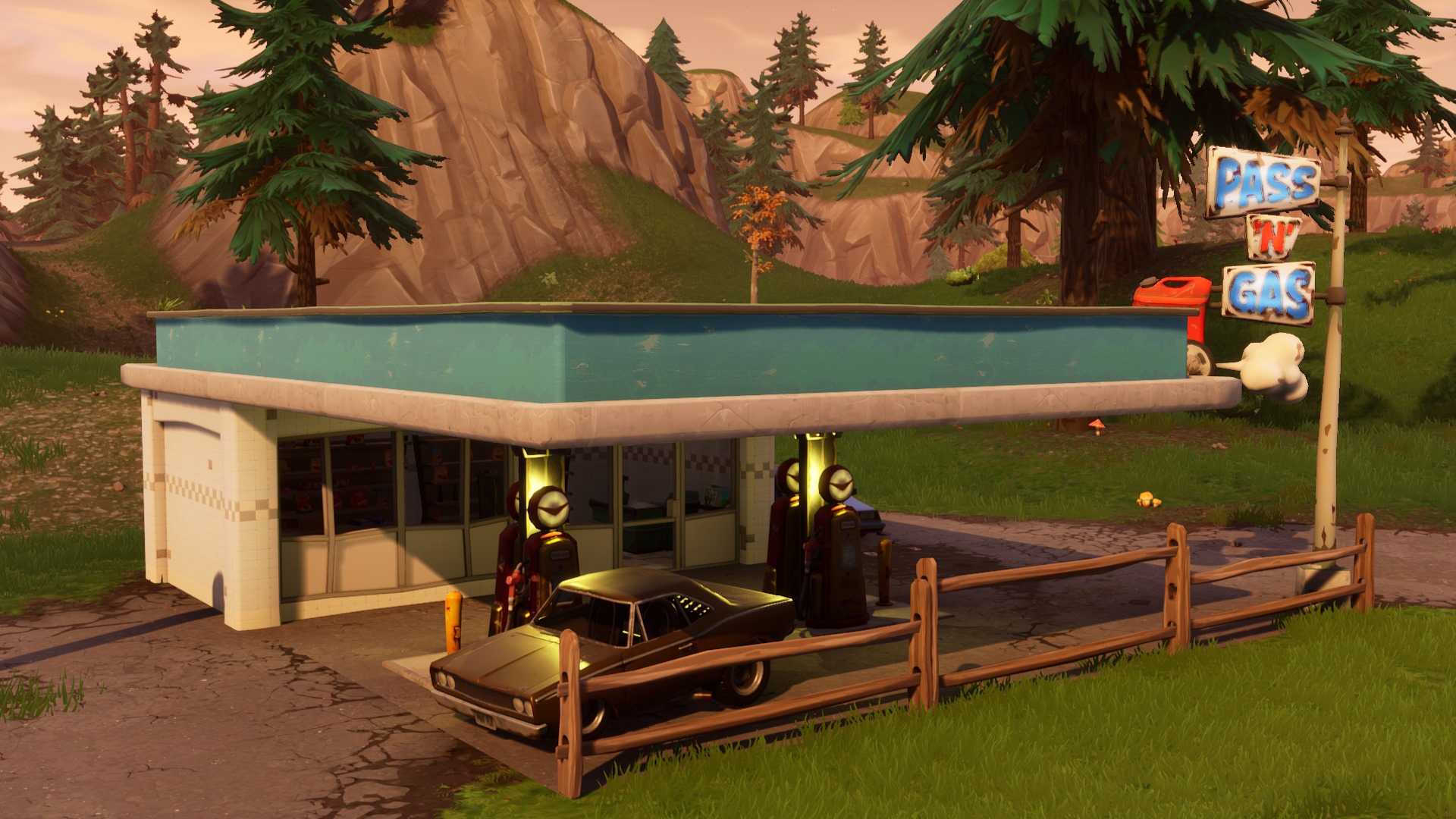Pass_'N'_Gas station in fortnite