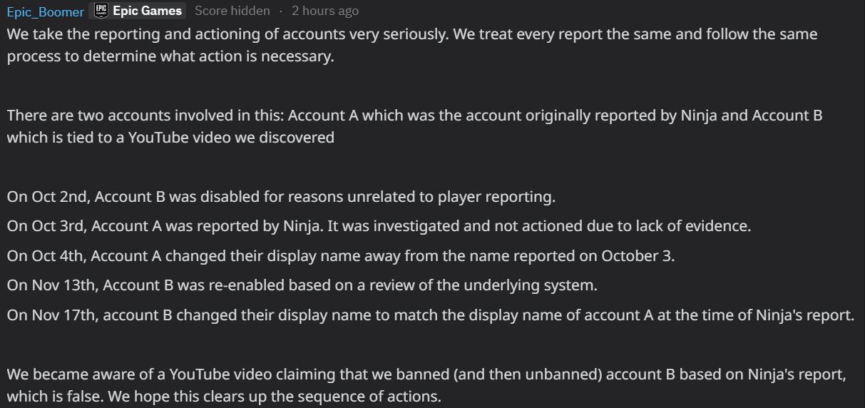 Epic Games is Looking into Banned Accounts - Fortnite Insider