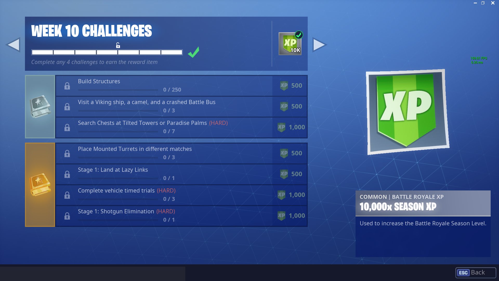 Fortnite Challenges flees for Season 6, Week 10