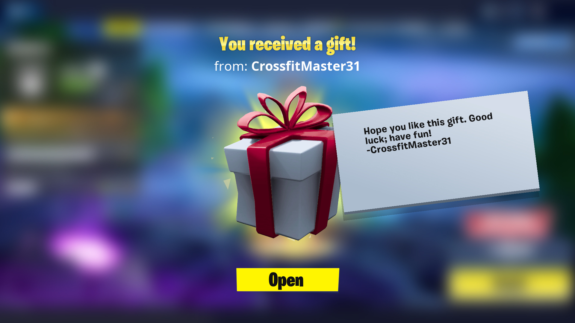 Gifting Is Finally Available In Fortnite Battle Royale Fortnite - fortnite gift message