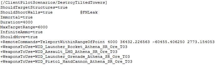 Fortnite Leaked Files - Tilted Towers