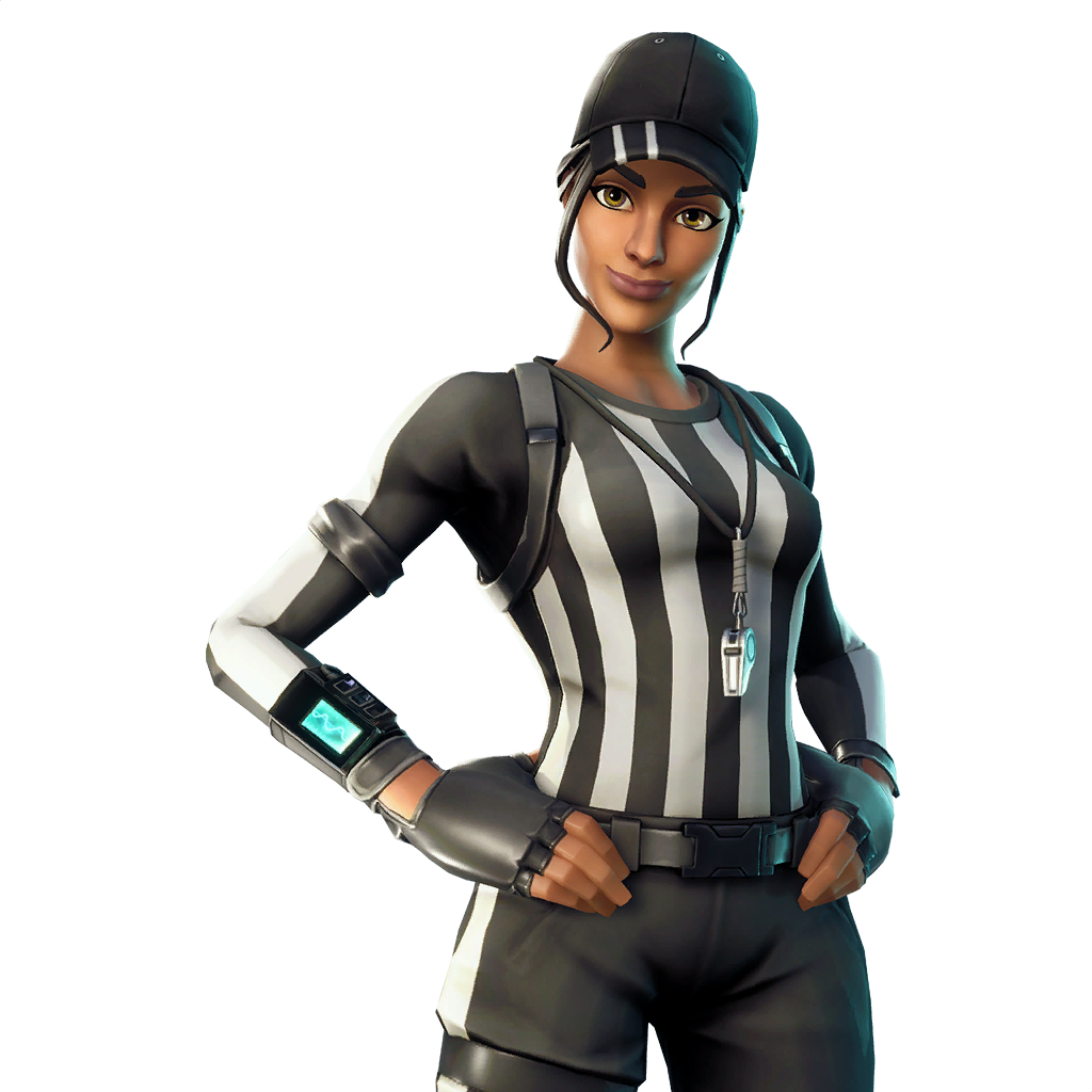 referee female - fortnite characters png transparent soccer skin