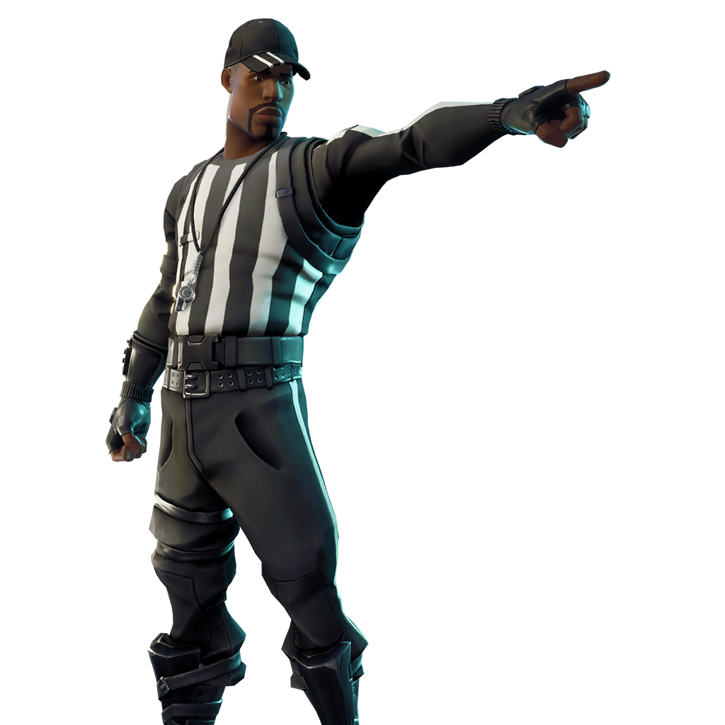 referee - fortnite skin hd png transparent