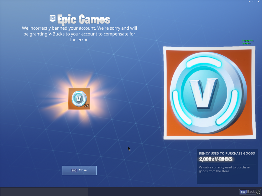 Epic Games Compensating Players That Were Incorrectly Banned Fortnite Insider