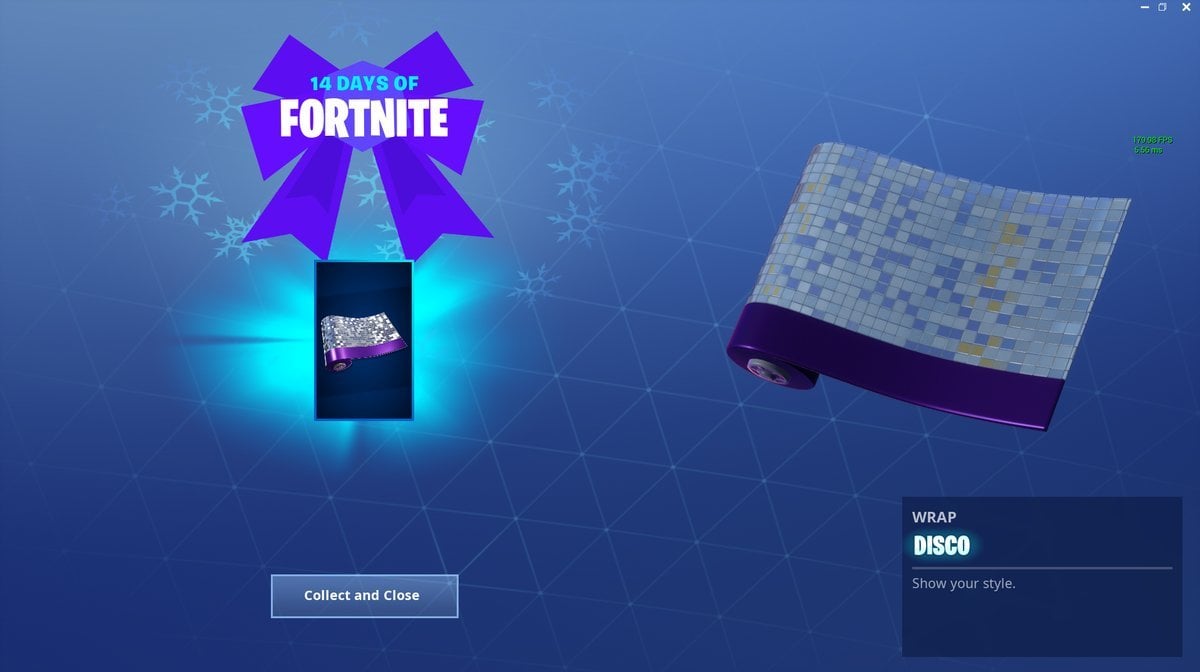 14 Days of Fortnite Day 13 Reward - Disco Wrap