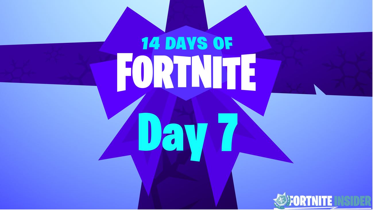 Fortnite 12 Days Of Christmas Day 7 14 Days Of Fortnite Challenges And Rewards Day 7 Fortnite Insider