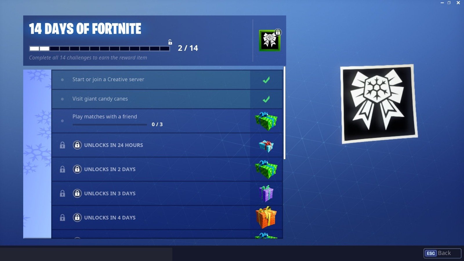 14 days of Fortnite Challenges Day 3