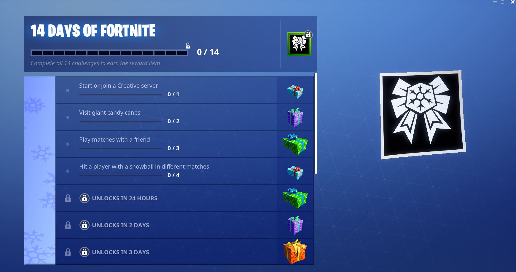 14 days of fortnite day 4 challenges
