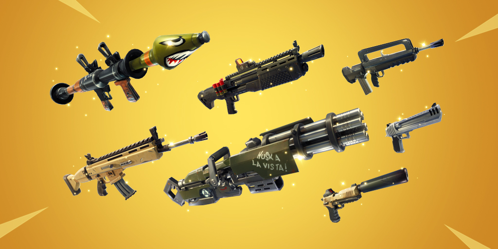 fortnite weapons