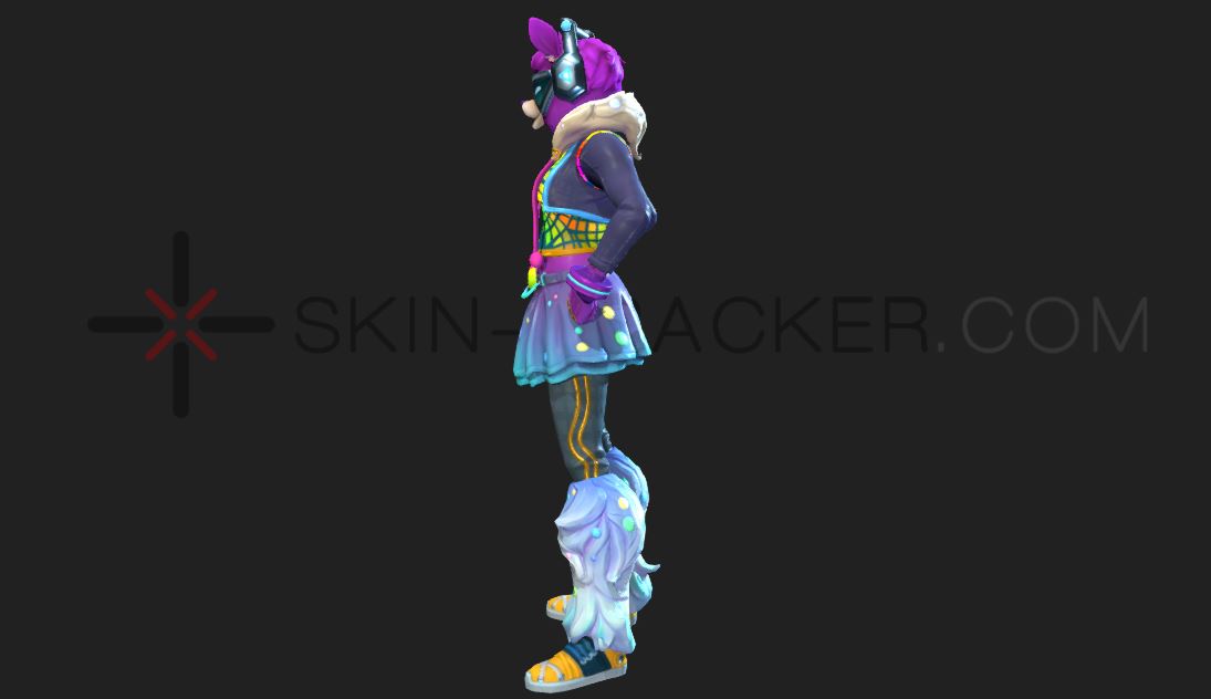 female dj yonder fortnite skin - luxe 3d model fortnite