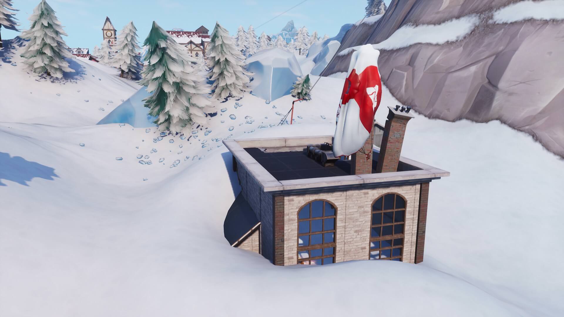 Flush Factory Buried in Snow