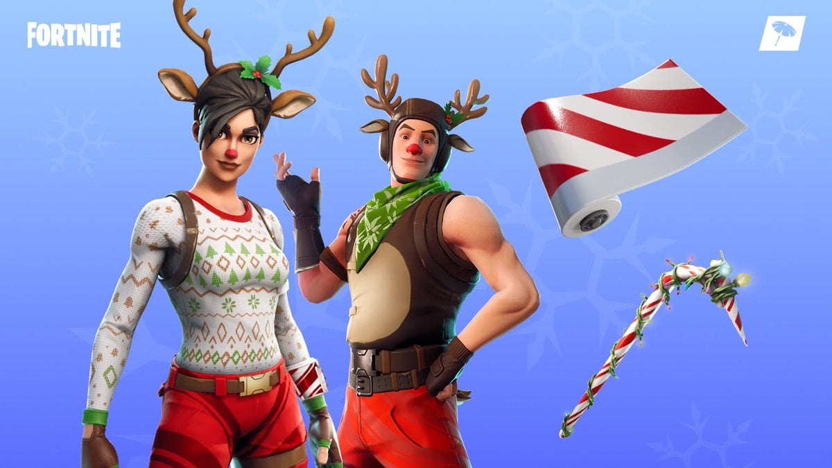 Fortnite Item Shop 19th December Christmas Skins, Candy Cane Wrap