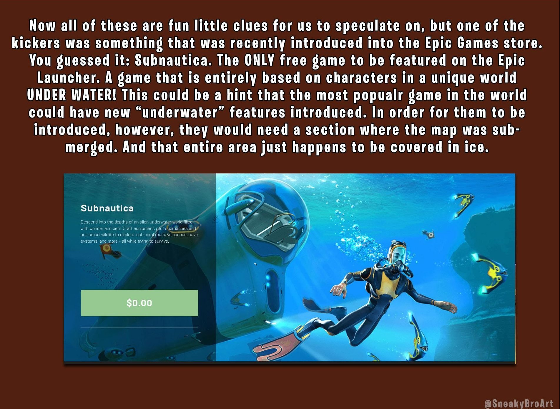 epic games subnautica - fille fortnite