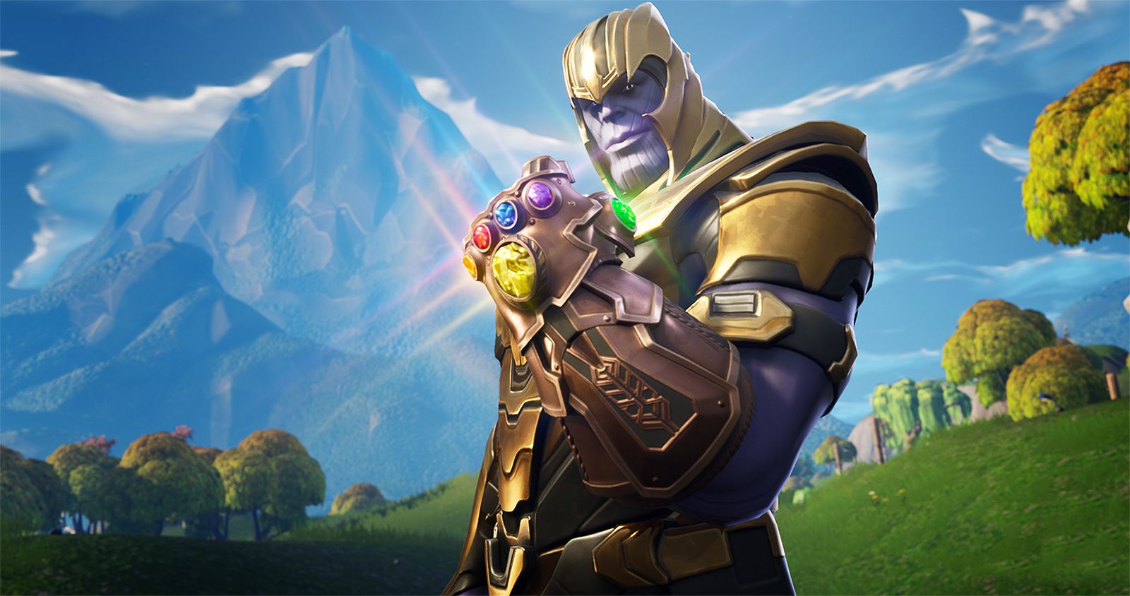 fortnite infinity gauntlet ltm with thanos - thanos fortnite skin png