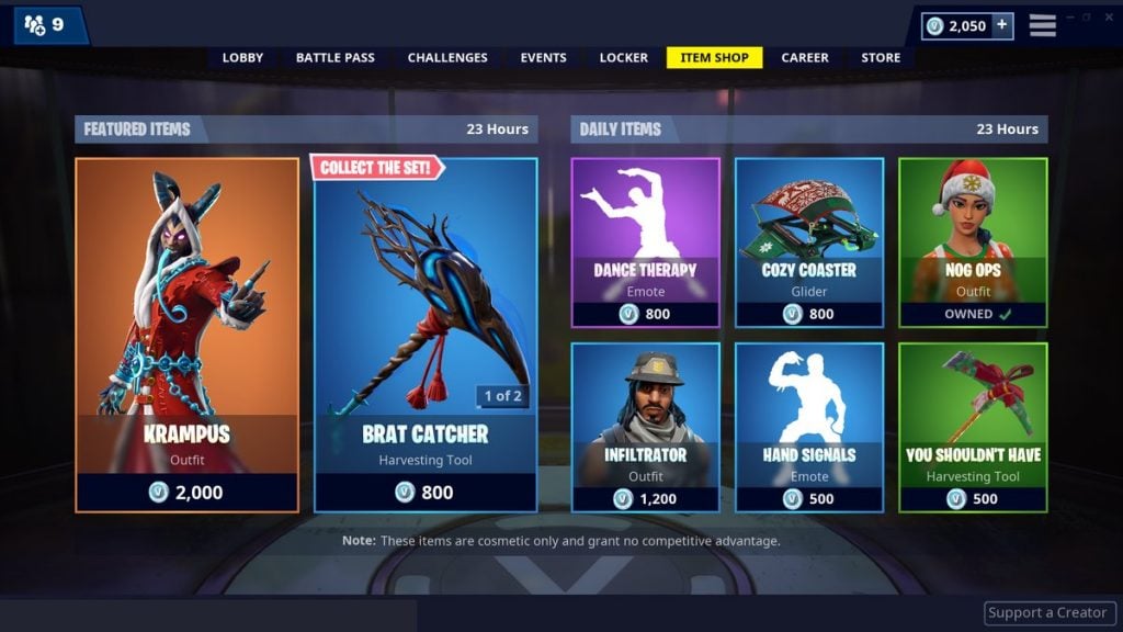 Fortnite Item Shop 24th December - Krampus New Fortnite Skin, Krampus ...