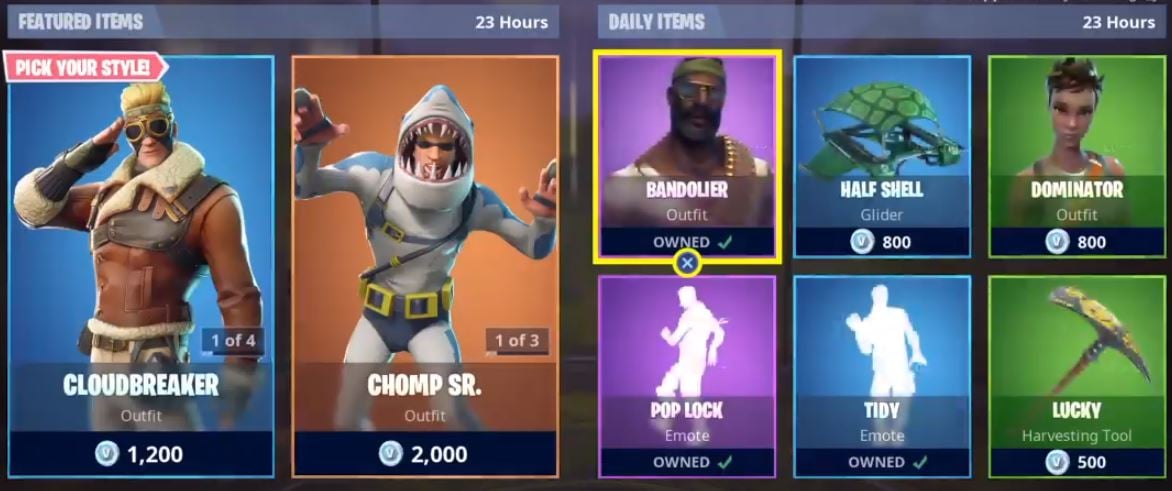 Fortnite Item Shop Featured And Daily Items Today Fortnite Insider 1080