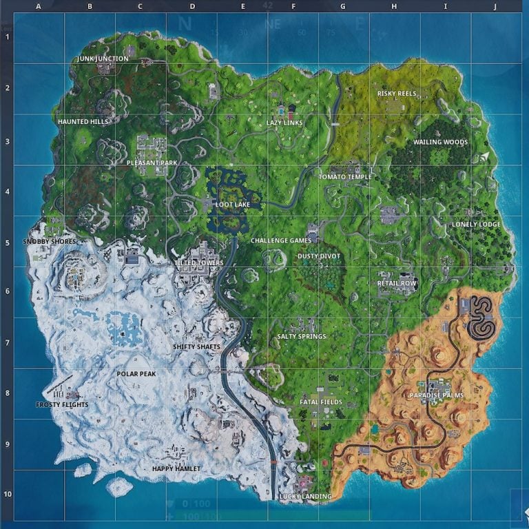 All Fortnite Map Changes In Season 7 V700 The Iceberg New Pois