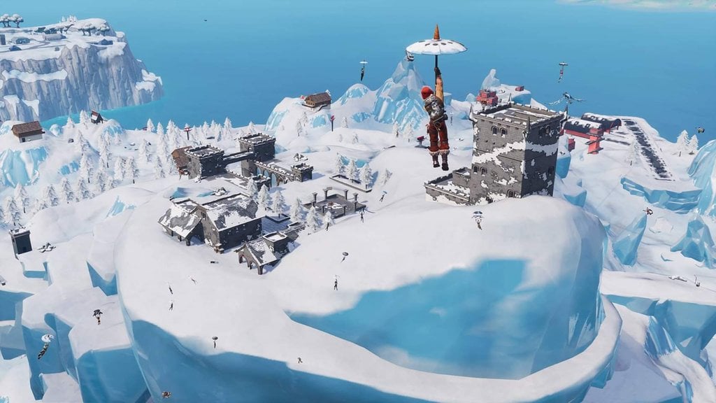 fortnite polar peak updated in v7 01 - where is the submarine in fortnite battle royale