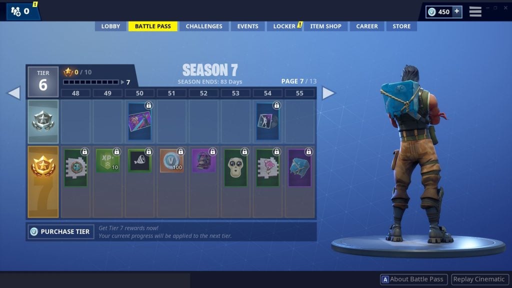 All Fortnite Season 7 Battle Pass Skins, Cosmetics & Items - Fortnite ...