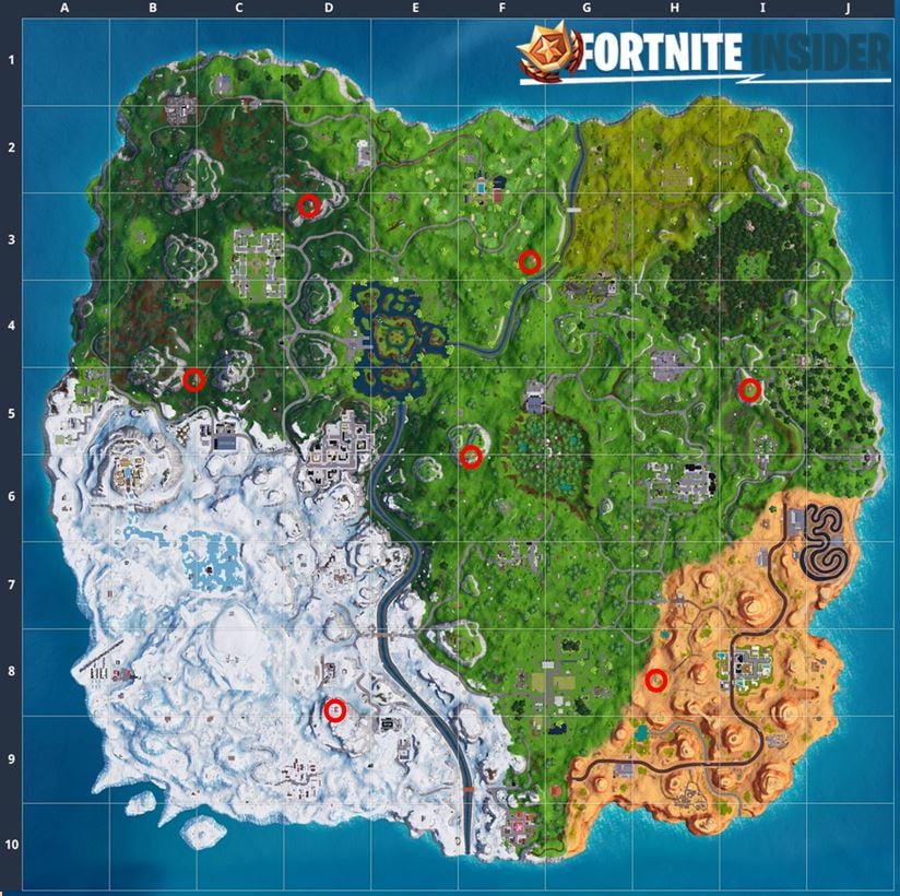 Fortnite Expedition Outpost Locations