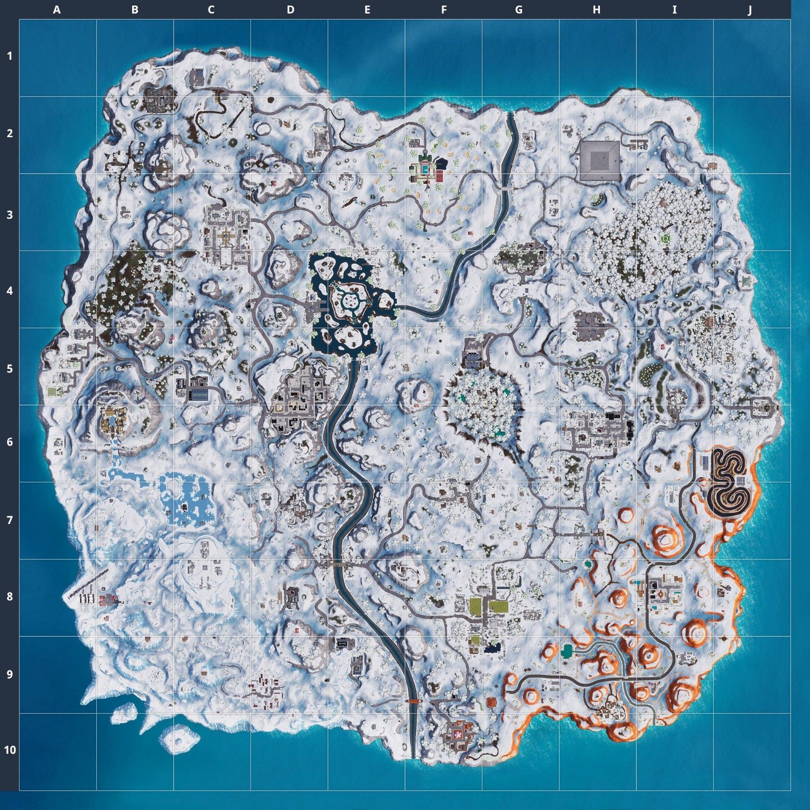 Snow is Slowly Spreading Across the Fortnite Map - Fortnite Insider