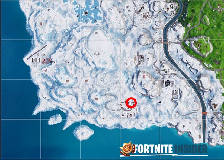 fortnite snowfall challenges week 4 hidden banner location - fortnite week 4 free banner