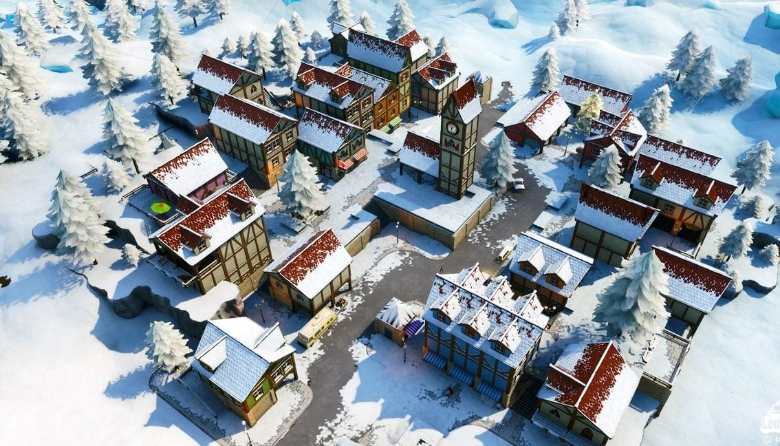 fortnite season 7 new poi happy hamlet - fortnite winter map