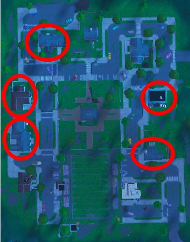 Pleasant Park Snowflake Decorations