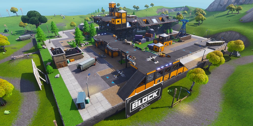 risky runways fortnite block - the block fortnite new