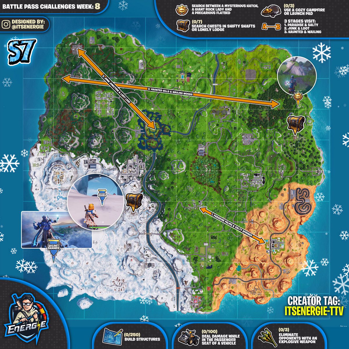 Picture Of Season 7 Fortnite Map