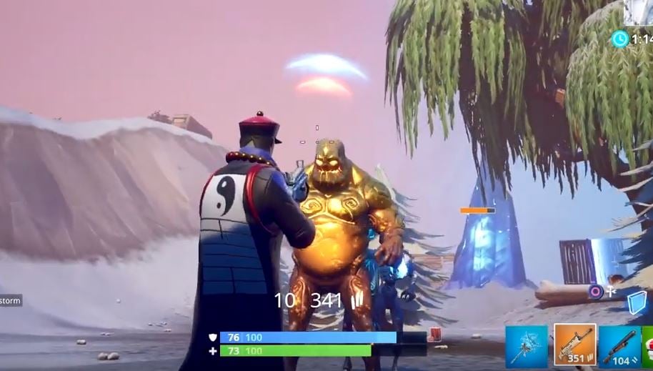 Fortnite Golden Ice Brutes