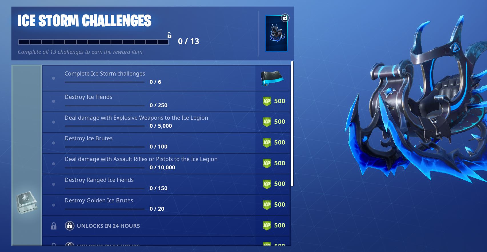 Fortnite Ice Storm Challenges - Day 3