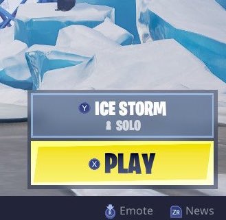 Fortnite Ice Storm LTM