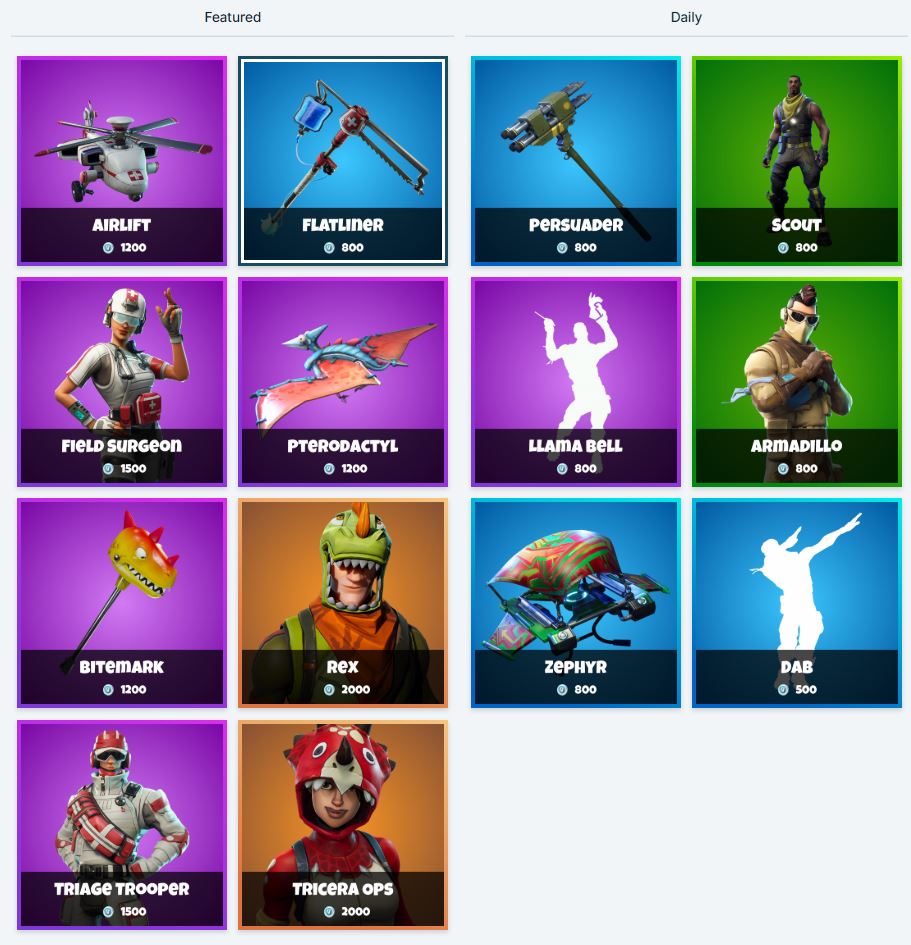 Fortnite Item Shop 23rd January