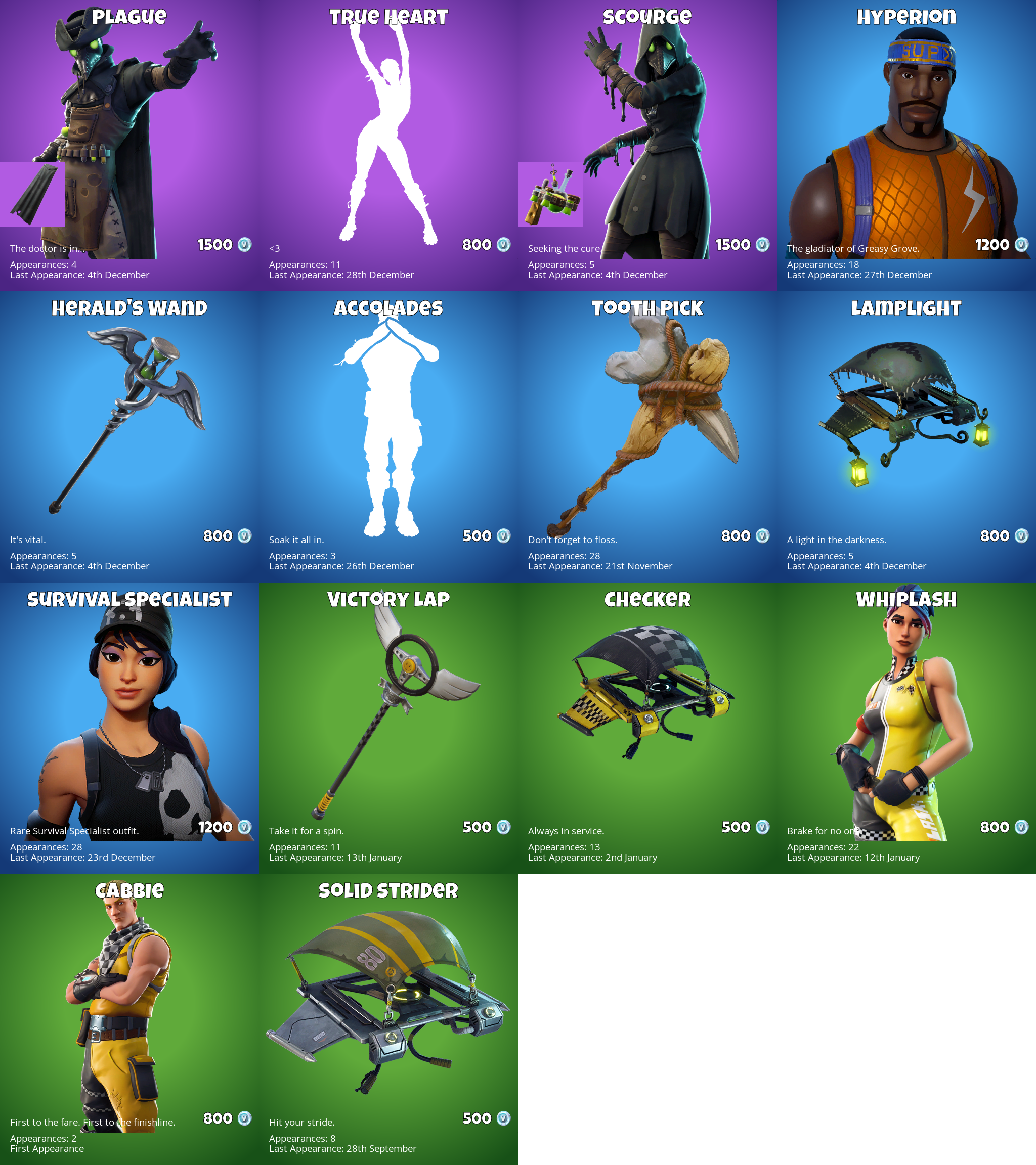 item shop fortnite