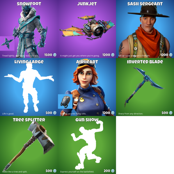 Fortnite Item Shop 5th January All Fortnite Skins and Cosmetics, New