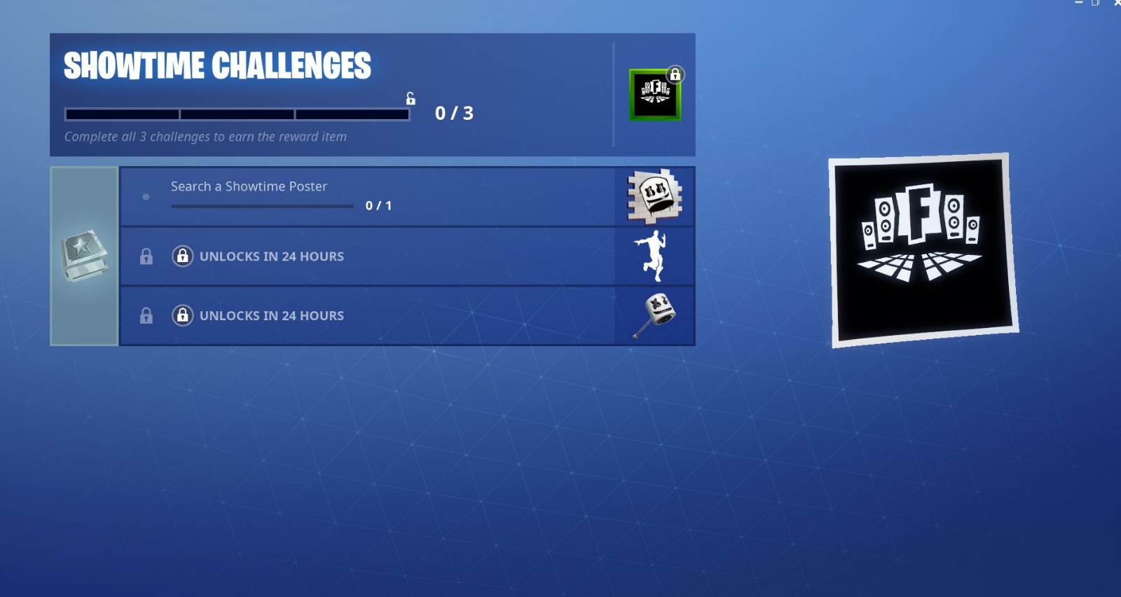 Fortnite Showtime Challenges
