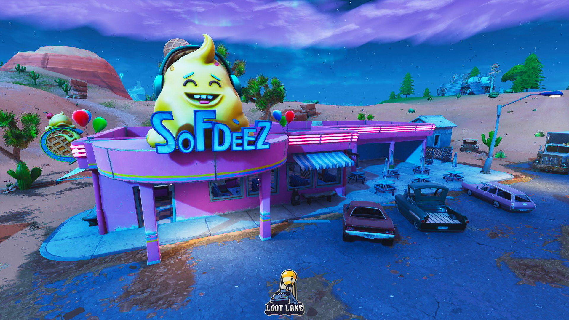 ice cream shop fortnite