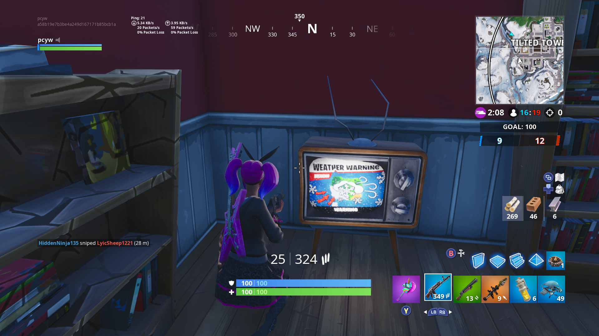 Winter Weather Advisory Fortnite The Tvs Have Turned On And Show Weather Warnings In Fortnite Fortnite Insider