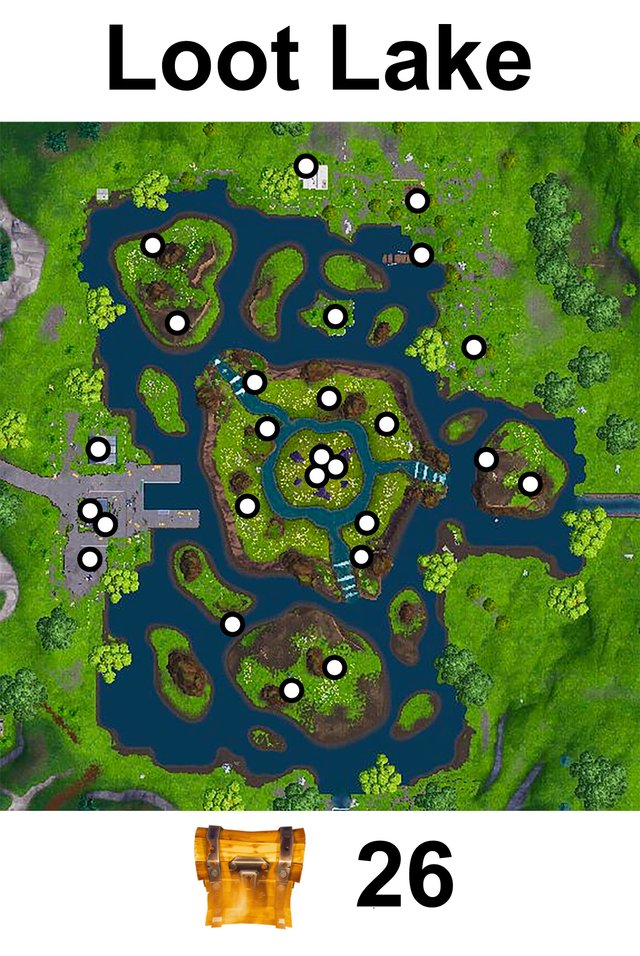 loot lake chest spawns via reddit user z444z - map fortnite saison 8 loot lake