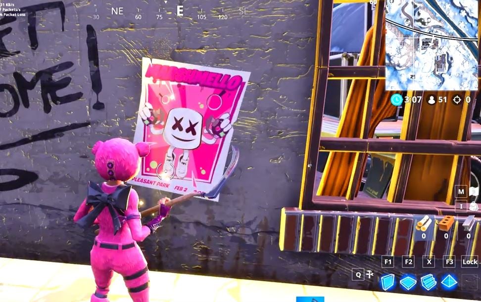 Fortnite Poster Showtime Fortnite Showtime Challenge All Showdown Poster Locations Fortnite Insider