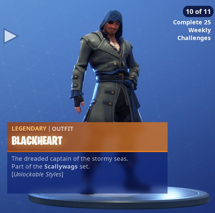 Fortnite Skin Blackheart Style 10