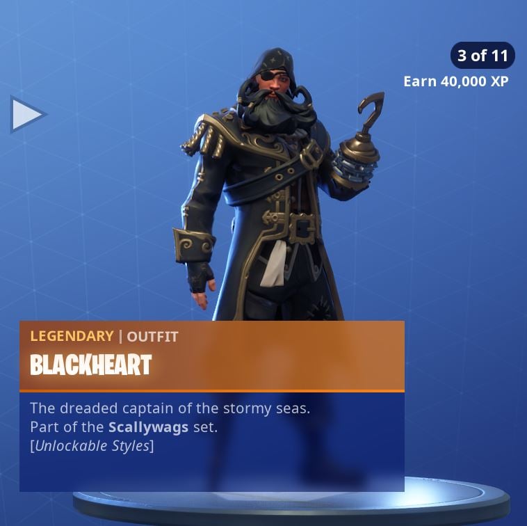 Fortnite Skin Blackheart Style 3