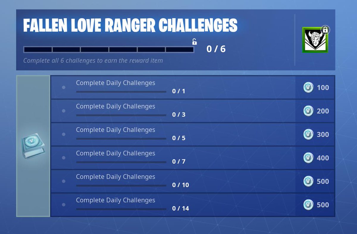 Fallen Love Ranger Challenges