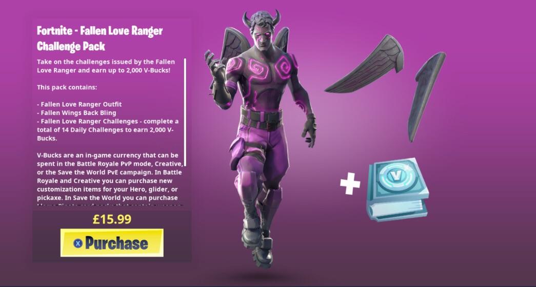 Fortnite Fallen Love Ranger Skin Challenges Rewards Live - 