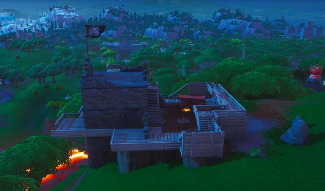 all fortnite pirate camps locations map - outpost locations fortnite