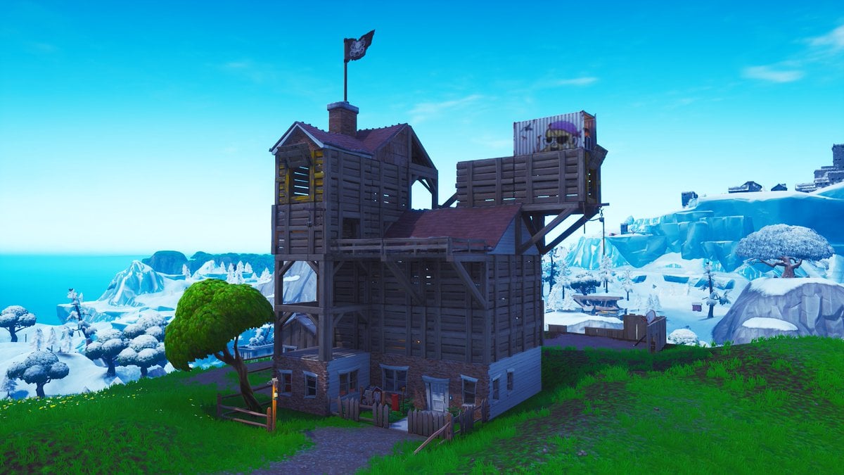 fortnite season 8 map changes pirate camps - all pirate places in fortnite